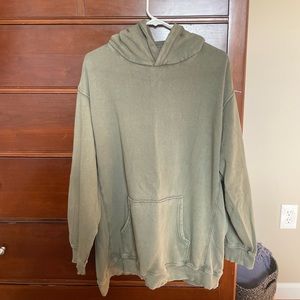 Aerie Over Sized Green Hoodie
